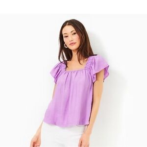 Lilly Pulitzer Caralisa Blouse EUC